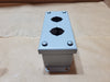 WIEGMANN & CO PSL2 2-Hole 30.5mm Slim Pushbutton Enclosure NEMA 4/12/13 Carbon Steel