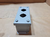 WIEGMANN & CO PSL2 2-Hole 30.5mm Slim Pushbutton Enclosure NEMA 4/12/13 Carbon Steel