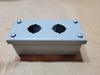WIEGMANN & CO PSL2 2-Hole 30.5mm Slim Pushbutton Enclosure NEMA 4/12/13 Carbon Steel