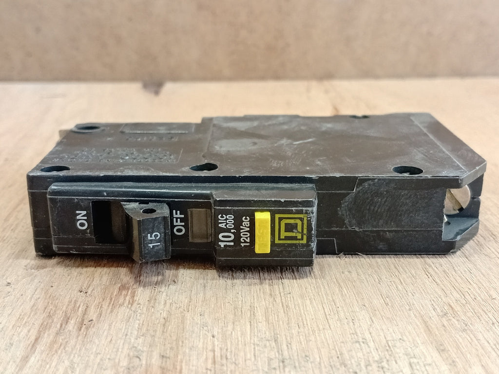 SQUARE D QOB120GFI 20A 1-Pole Bolt-On GFCI Circuit Breaker 120VAC Type QOB