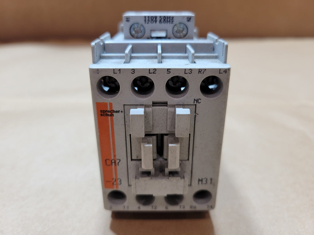 SPRECHER + SCHUH CA7-23-M31 23A 4-Pole 3NO 1NC Contactor 110/120VAC Coil