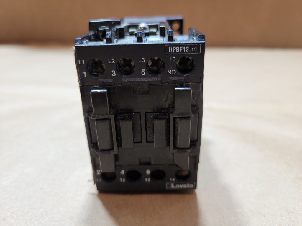 LOVATO DPBF12.10 3-Pole 24A Contactor 120V AC Coil 1NO Auxiliary