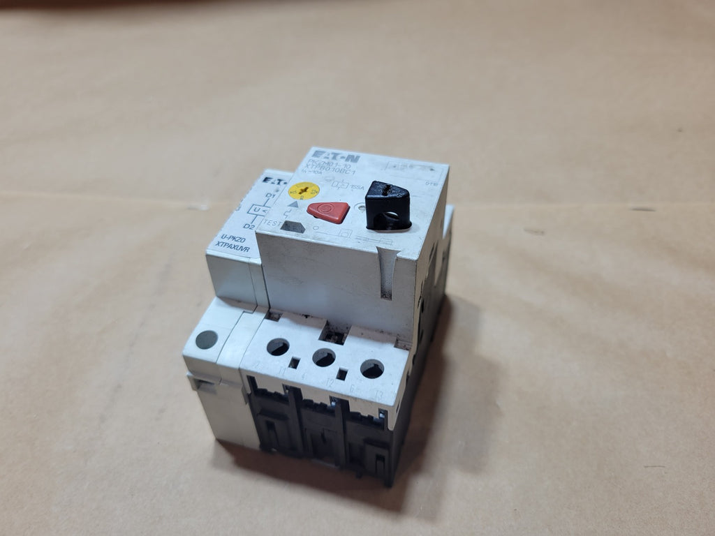 EATON Motor-protective Circuit Breaker PKZM01-10 w/ Undervoltage Release