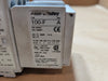 ALLEN-BRADLEY 9A, 3 Pole, 1NO, 24VDC Contactor 100-C09Z*10 w/ 2NO+2NC Auxiliary Block 100-F