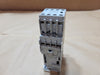 ALLEN-BRADLEY 9A, 3 Pole, 1NO, 24VDC Contactor 100-C09Z*10 w/ 2NO+2NC Auxiliary Block 100-F
