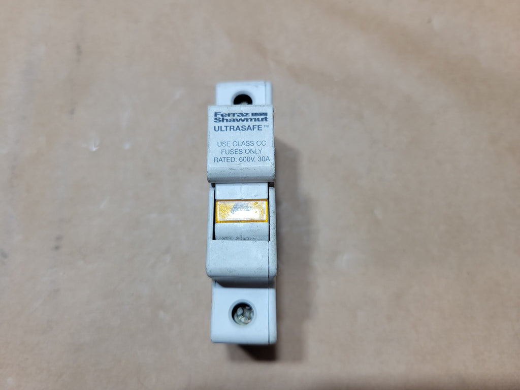 FERRAZ SHAWMUT UltraSafe Class CC Fuse Holder 600V 30A 1-Pole USCC1