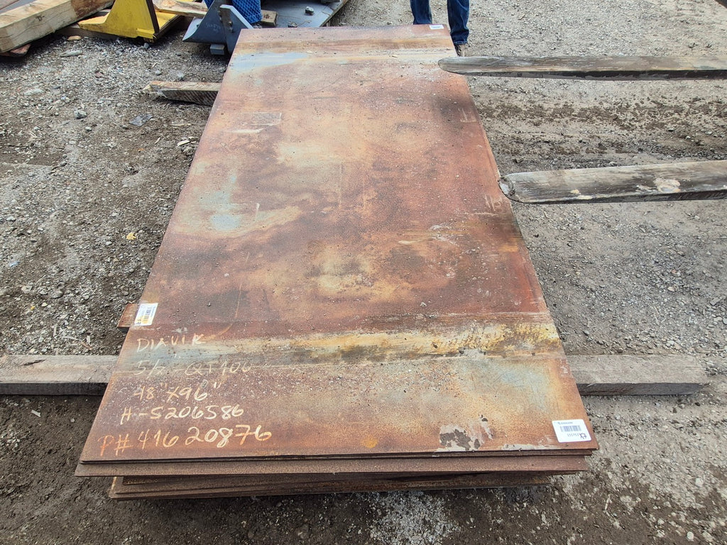 5/8" x 4' x 8' Steel Plate QT100