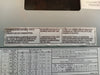 CUTLER-HAMMER Pow-R-Line 1a 225A 120/208V 3-Phase 42-Circuit Panelboard Interior