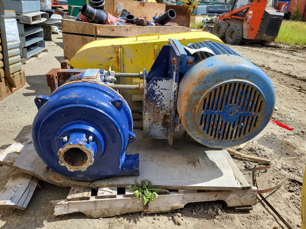 KREBS millMax 4"x3" Centrifugal Slurry Pump MM100-A43U w/ 60HP Motor