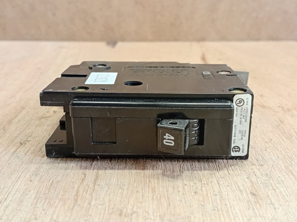 CUTLER-HAMMER 40 Amp, 1 Pole, 120/240 Volts Circuit Breaker BAB1040