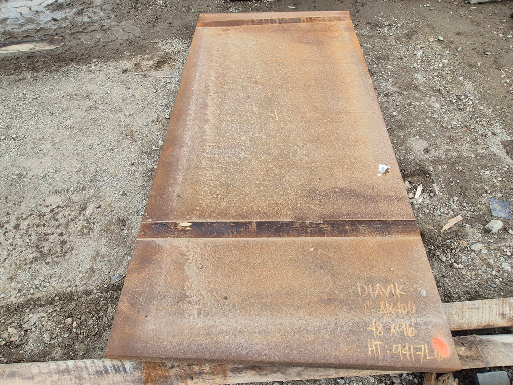 1" x 4' x 8' Steel Plate AR400