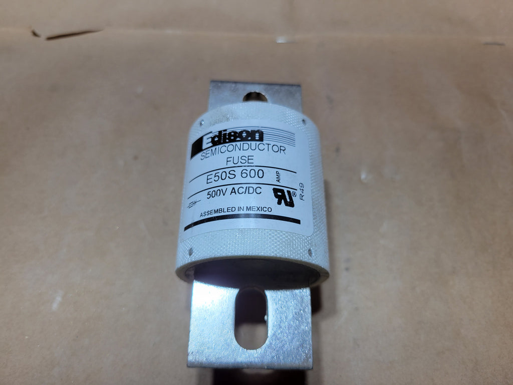 EDISON E50S600 600A 500VAC/DC Semiconductor Fuse