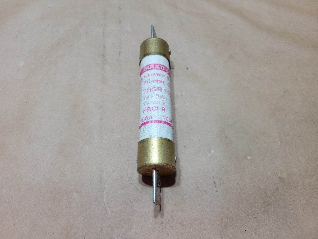 GOULD SHAWMUT 100A 600VAC Class RK5 Time-Delay Fuse Tri-Onic TRSR100