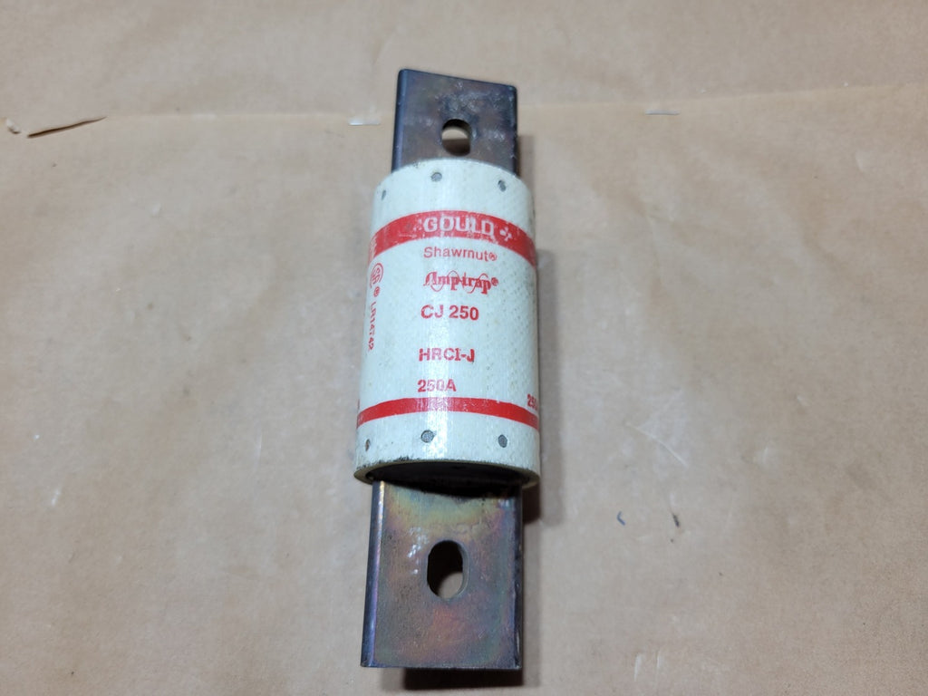 GOULD SHAWMUT 250A 600VAC Class J Fast-Acting Fuse Amp-Trap CJ250