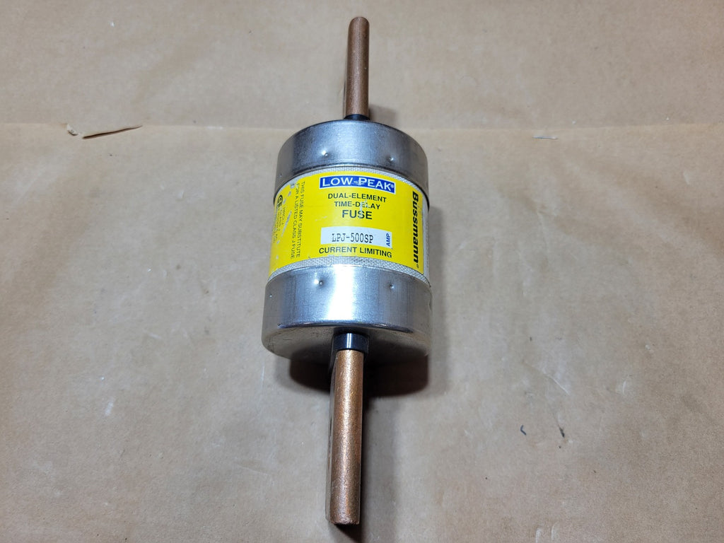 BUSSMANN 500A 600VAC Class J Time-Delay Fuse Low-Peak LPJ-500SP 