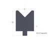 AGE 84 Degree Forming Die GD20 - 36" Long x 2.75" High