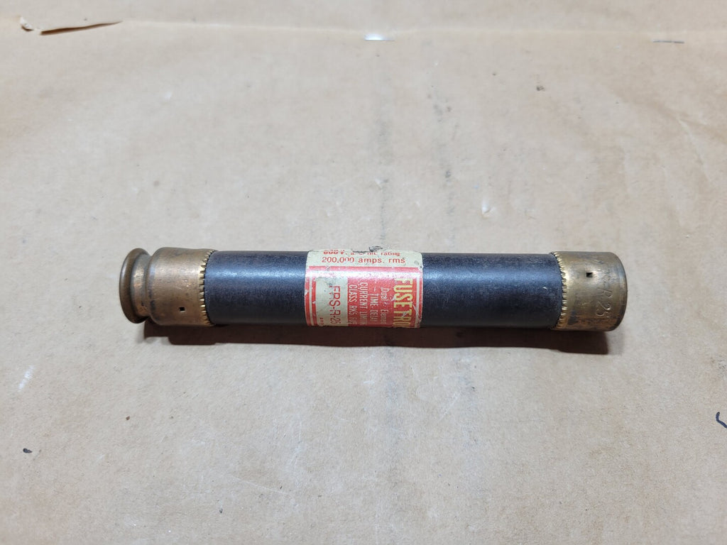 BUSSMANN Fusetron FRS-R-25 25A 600VAC Class RK5 Dual-Element Time-Delay Fuse