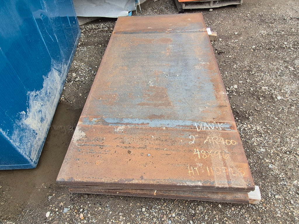 2" x 4' x 8' Steel Plate AR400