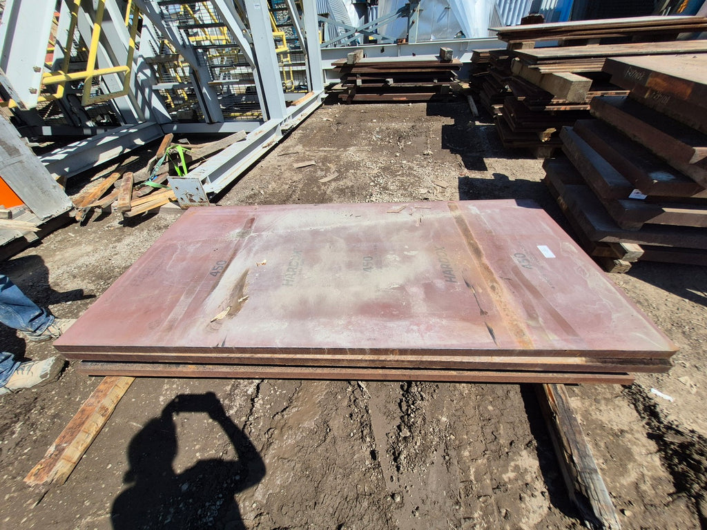 HARDOX 2" x 4' x 8' Steel Plate Hardox450