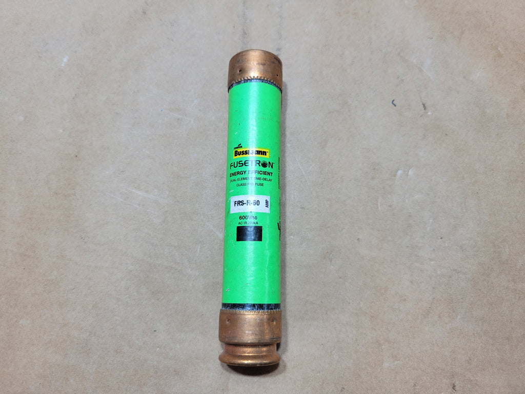 BUSSMANN 60A 600VAC Class RK5 Time-Delay Fuse Fusetron FRS-R-60