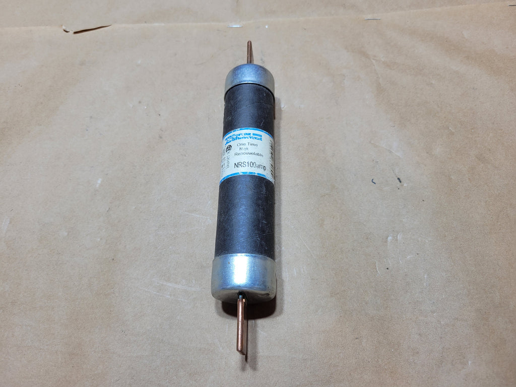 FERRAZ SHAWMUT 100A 600VAC Class H One-Time Non Renewable Fuse NRS100