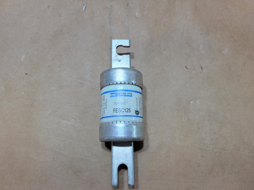 FERRAZ SHAWMUT FESC125 125A 600VAC 350VDC Class C HRC-II Fuse
