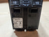 SCHNEIDER ELECTRIC CHOM215 Homeline 15A 2-Pole 120/240V 10kA Circuit Breaker