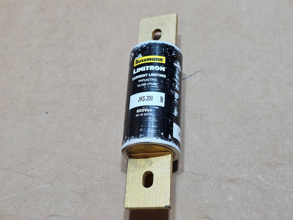 BUSSMANN LIMITRON 200A 600VAC Class J Fast-Acting Fuse JKS-200