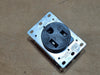 LEVITON 50A 250V NEMA 6-50R Industrial Flush Mount Receptacle 5374