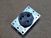 LEVITON 50A 250V NEMA 6-50R Industrial Flush Mount Receptacle 5374
