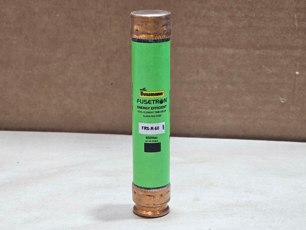 COOPER BUSSMAN INC. FRS-R-60 60A 600VAC Class RK5 Dual-Element Time-Delay Fuse