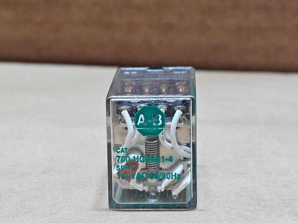 ALLEN-BRADLEY 700-HC24A1-4 Series C 4PDT 7A 120VAC General Purpose Relay