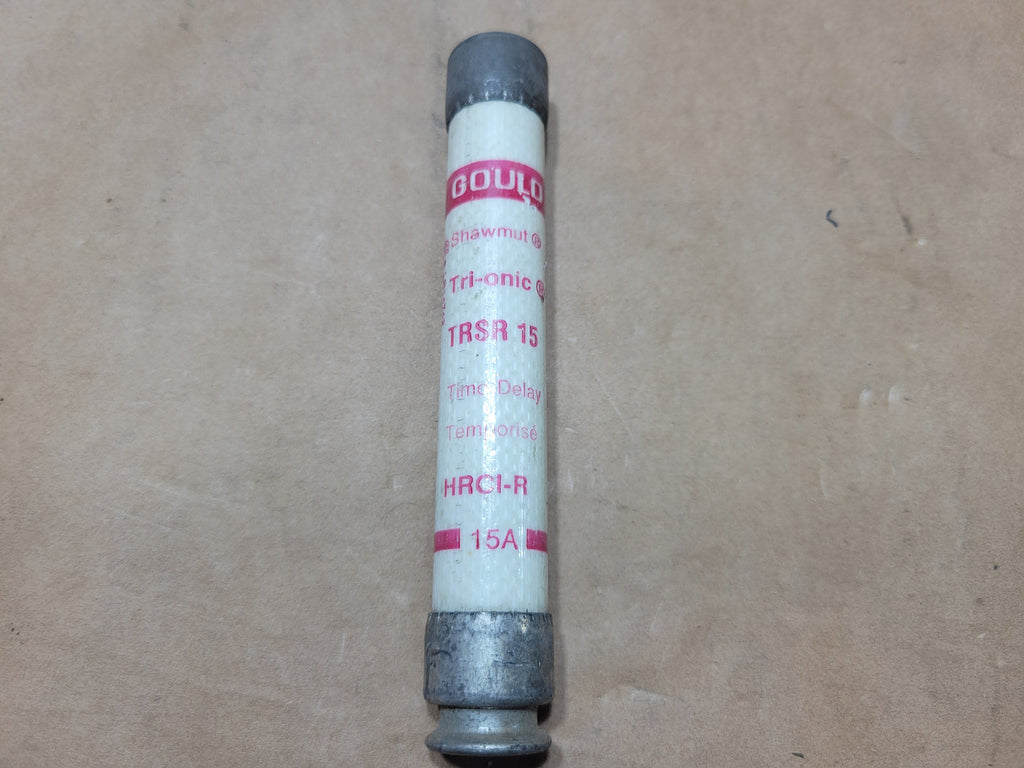 GOULD SHAWMUT 15A 600V HRCI-R RK5 Time-Delay Fuse Tri-onic TRSR15
