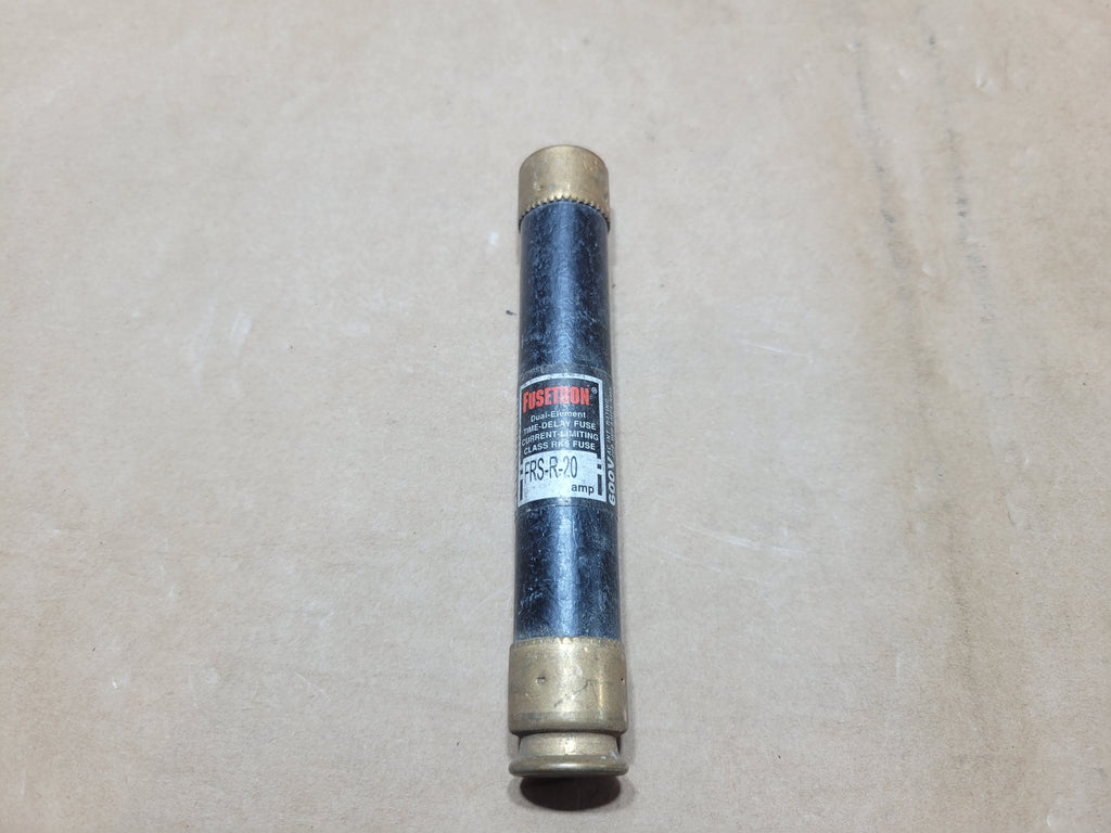 BUSSMANN 20A 600V Class RK5 Time-Delay Fuse Fusetron FRS-R-20