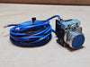 SIEMENS SIRIUS ACT 3SU1 22mm Blue Momentary Pushbutton with 3SU1400-1AA10-1BA0 1NO Contact