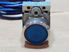 SIEMENS SIRIUS ACT 3SU1 22mm Blue Momentary Pushbutton with 3SU1400-1AA10-1BA0 1NO Contact