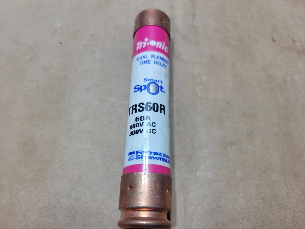 FERRAZ SHAWMUT 60 Amp, Class RK5 Time Delay Fuse TRS60R