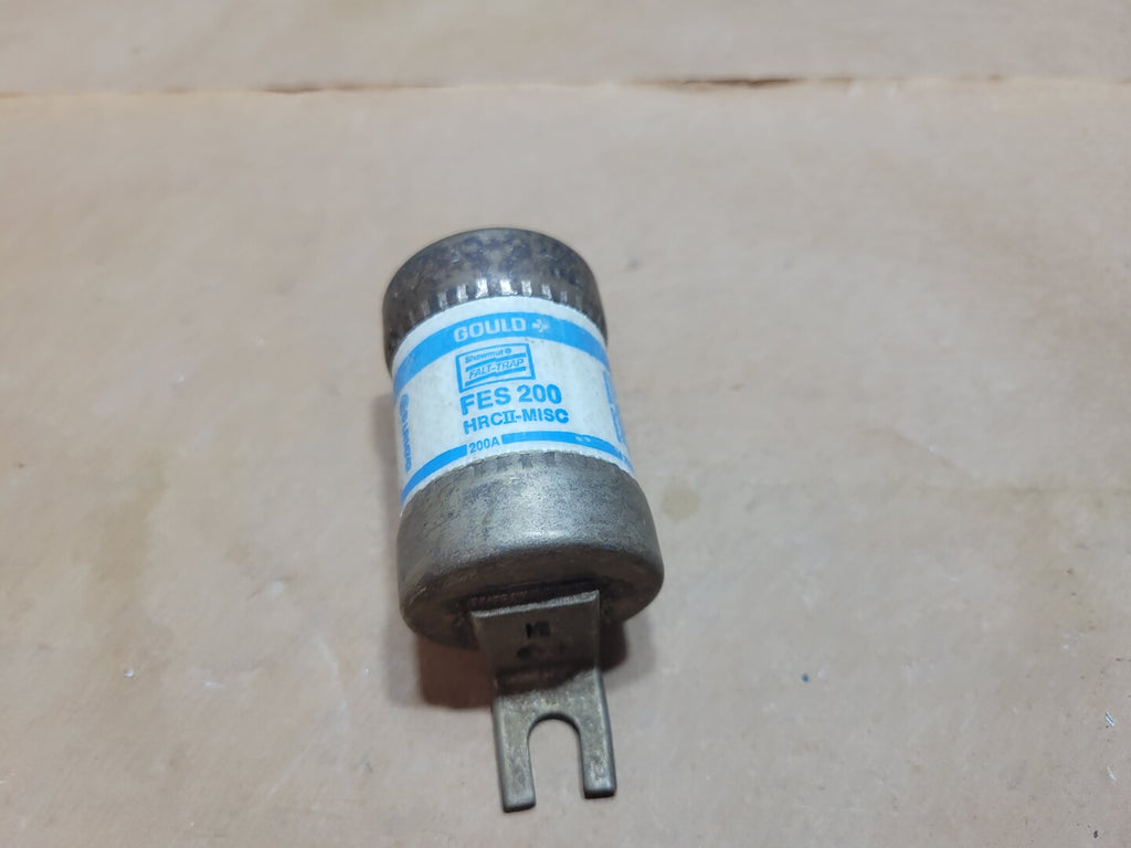 GOULD SHAWMUT FES200 200A 600V HRC-II Class C Bolt-In Fuse