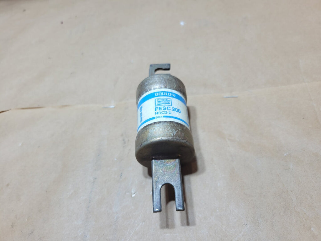 GOULD SHAWMUT 200 Amp, 600 Volt, Class C, One-Time Fuse FESC200