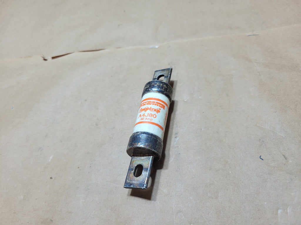 FERRAZ SHAWMUT 80 Amp, 600 Volt, Class J, Fast-Acting Fuse A4J80