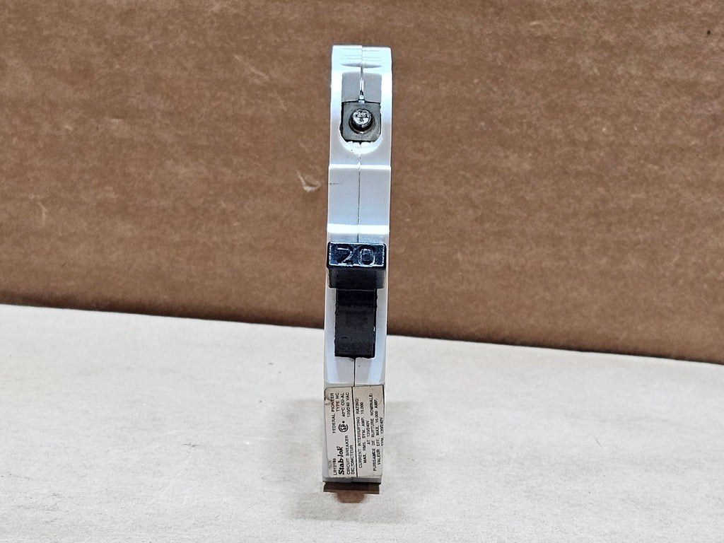 FEDERAL PIONEER NC020 Stab-Lok 20A 1-Pole 120/240V Type NC Circuit Breaker