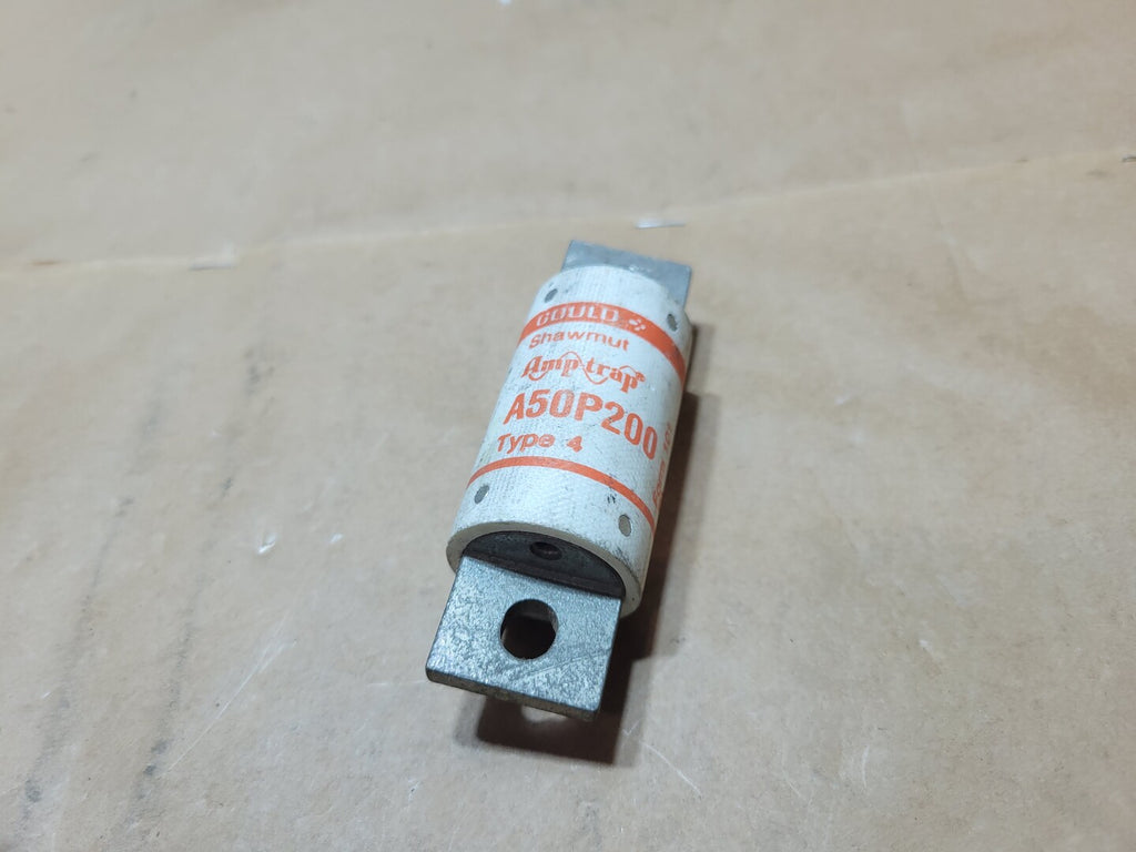 GOULD SHAWMUT 200 Amp, 500 Volt Amp-Trap Type 4 Fuse A50P200