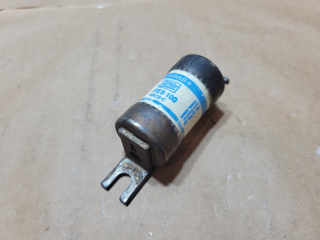 GOULD SHAWMUT 100 Amp, 600 Volt, Class C, Fast Acting Fuse FES100