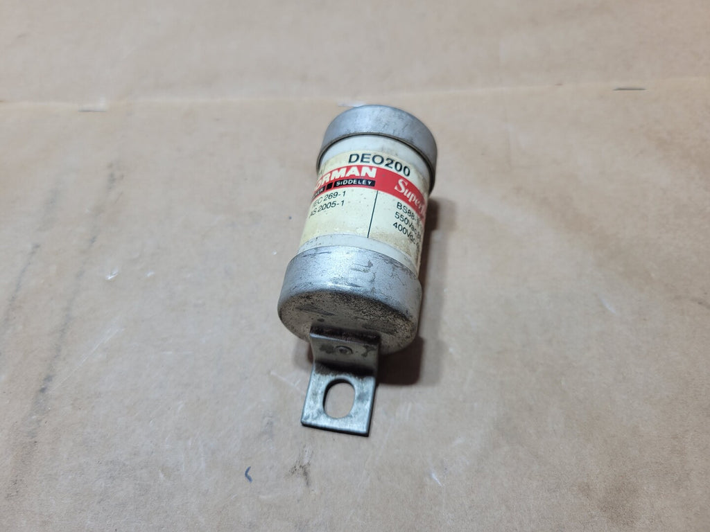 DORMAN SMITH 200 Amp, 550 Volt, HRC Fuse DEO200