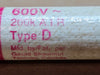 GOULD SHAWMUT 60 Amp, 600 Volt, Class RK5 Time Delay Fuse TRSR60