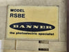 BANNER MAXI-BEAM Photoelectric Sensor RSBE w/ 120VAC Power Block  RPBA-1