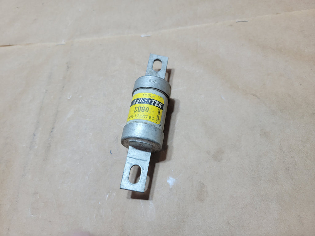 FUSETEK 80 Amp, 500 Volt, HRCII-MISC Fuse CD80