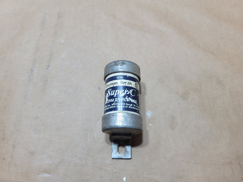 DORMAN SMITH 125 Amp, 600 Volt, Class C, HRC current-limiting Fuse CDEO125