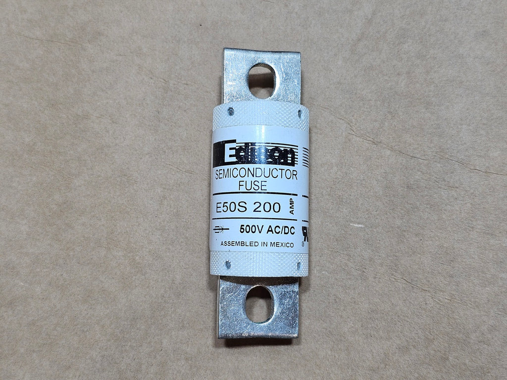 EDISON E50S200 Semiconductor Fuse, 200A, 500V AC/DC