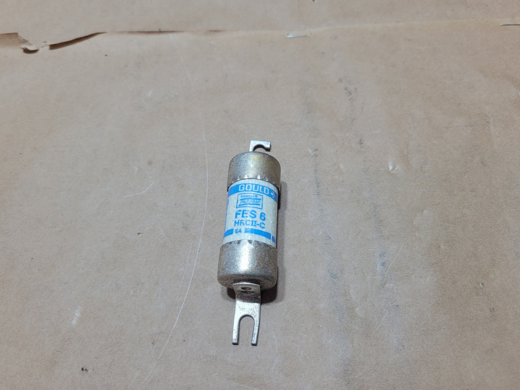 GOULD FES6 Amp-Trap 6A 600VAC Class C HRCII-C Bolt-In Fuse
